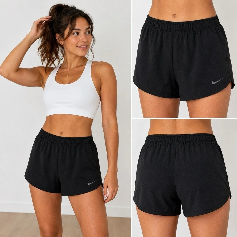 Nike Dri-FIT Black Running Athletic Shorts Size Small Lightweight Active